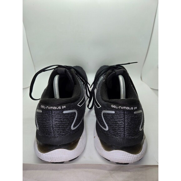 ASICS Gel-Nimbus 24 Shoes Mens 12.5 Black Running Athletic Workout Road Sneakers - Picture 5 of 8